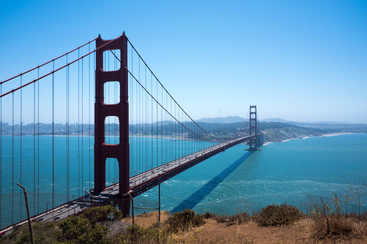 The Golden Gate Bridge in San Francisco, California