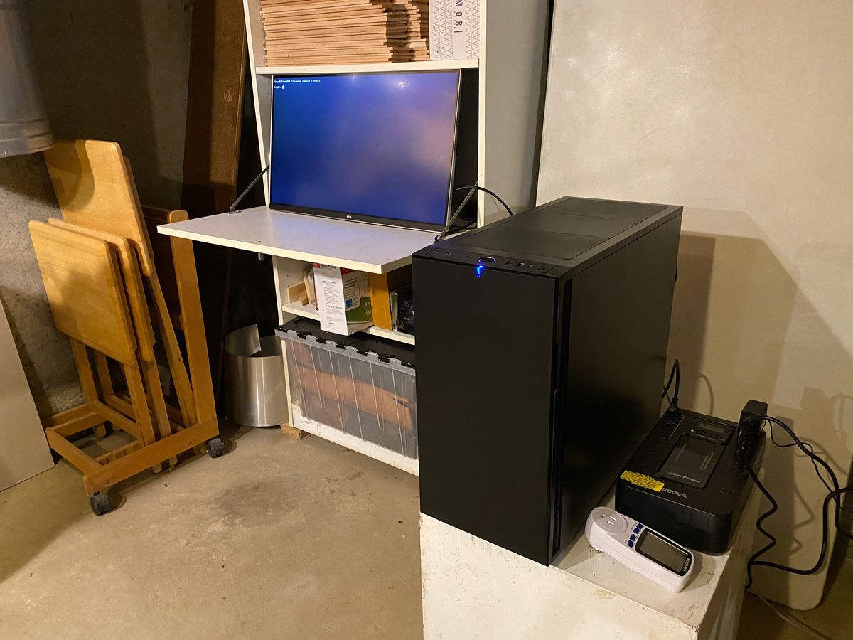 Home server/NAS equipment before revamp